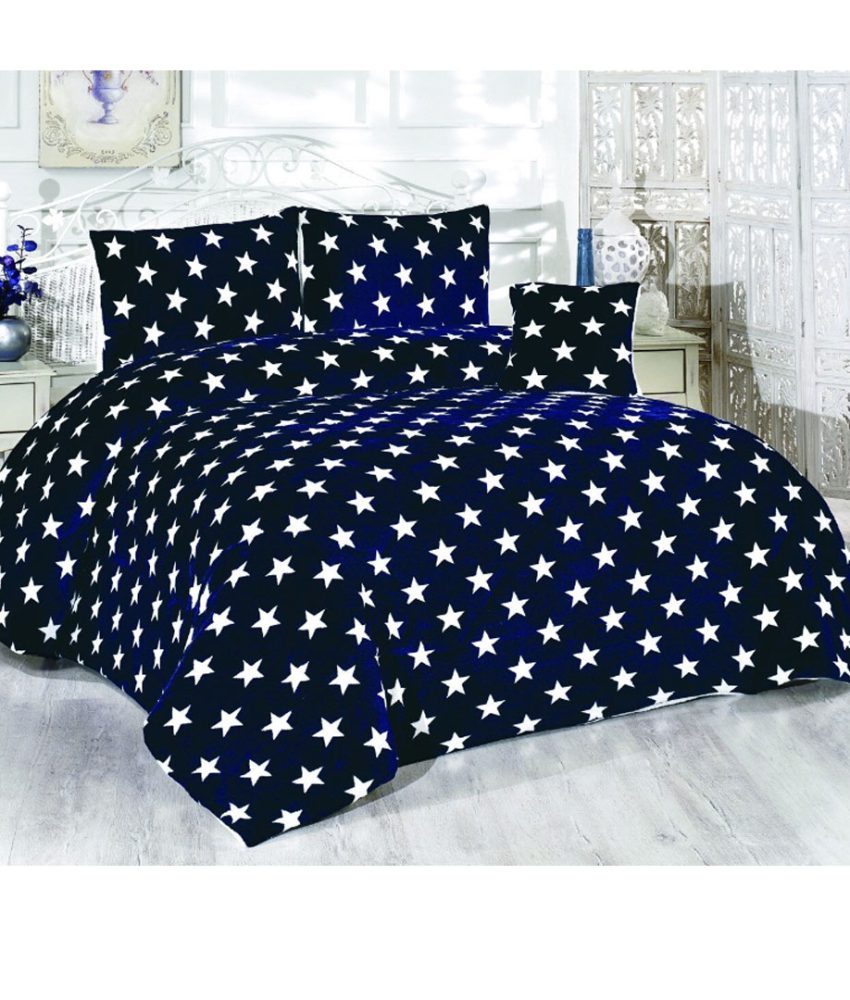 Pilota pufoasa si calduroasa cocolino, 200x220cm, model stelute