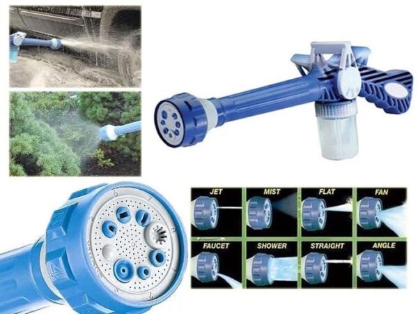 Pistol de stropit apa EZ jet Water Cannon, cu 8 tipuri de jeturi, la doar 29 ron, de la 79 ron!