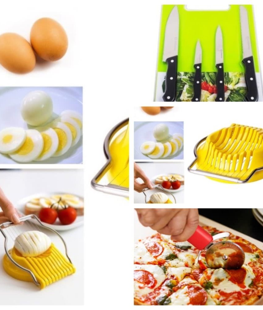 OFERTA IMBATABILA! Feliator Oua + Feliator Pizza + CADOU Set 3 cutite profesionale Inox, totul la doar 29 lei in loc de 119!