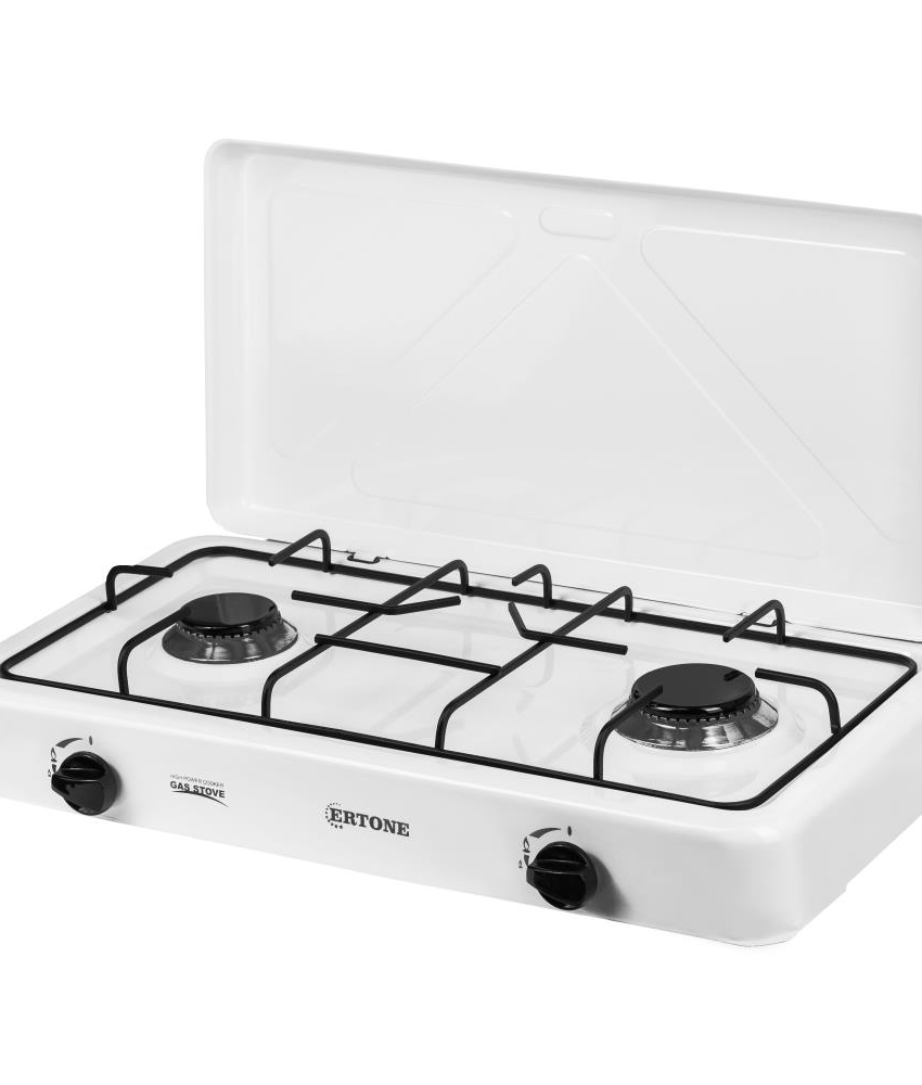 Aragaz cu doua arzatoare emailat Ertone Mn207 Alb