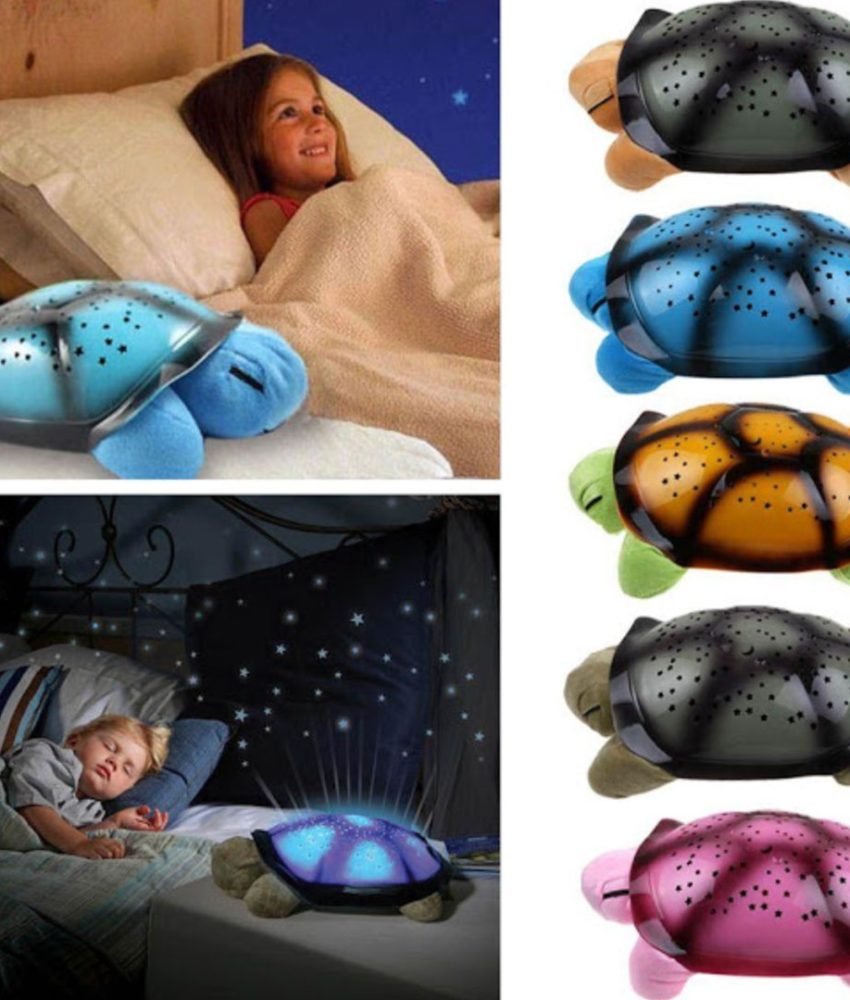 Lampa de veche cu proiectie Broasca Testoasa, lumini colorate si constelatii, diferite culori!