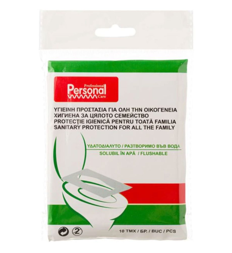 Periuta de Dinti pentru Adulti cu Capac  6buc + Set huse igienice din hartie pentru colac WC, 10 buc