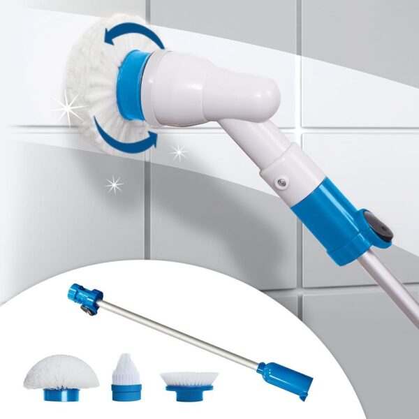 Mop rotativ cu 15000 miscari de curatare/secunda,Hurricane Spin Scrubber, la doar 119 lei in loc de 249!