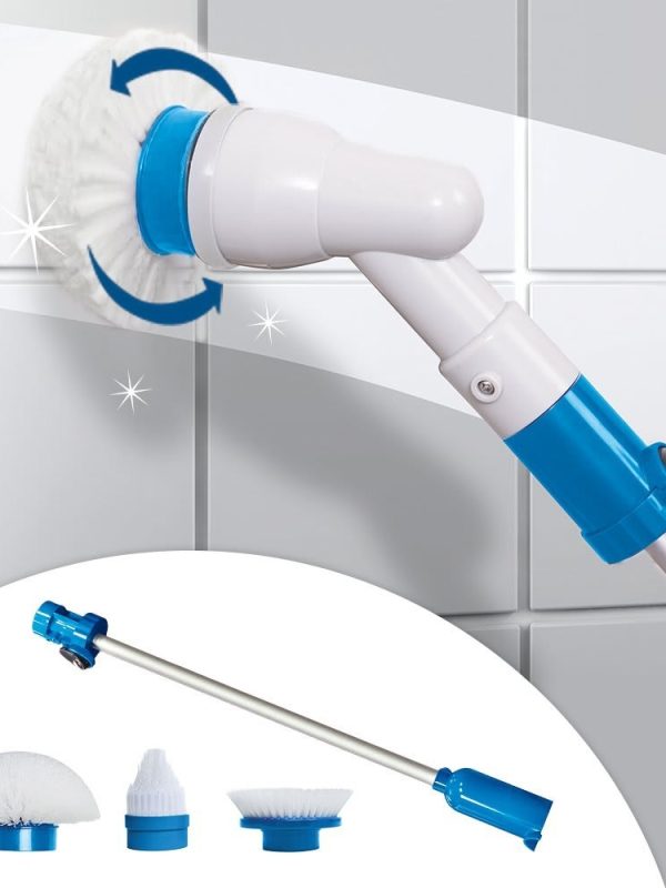 Mop rotativ cu 15000 miscari de curatare/secunda,Hurricane Spin Scrubber, la doar 119 lei in loc de 249!