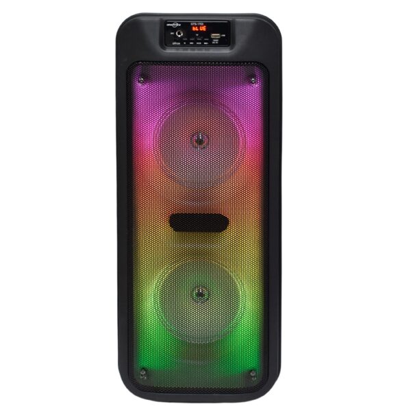 Boxa portabila,Bluetooth,60 cm, GTS 1703/1701, 1000W Muzicali, Radio FM, USB/TF/TWS, Leduri Disco,Microfon Inclus