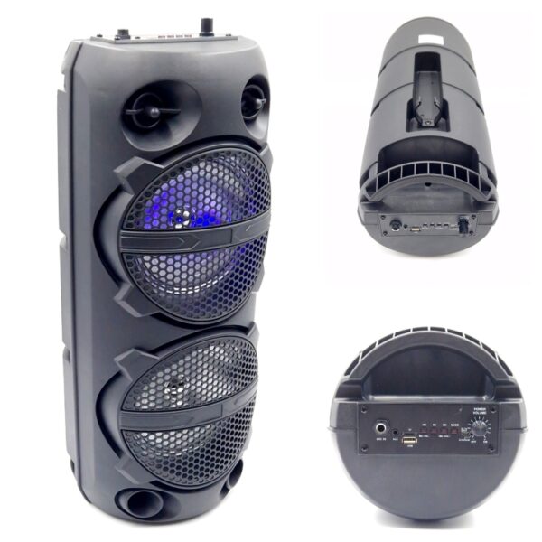 Boxa ROVOLT FB-2702, 50 cm ,cu 2 difuzoare 50 ",putere 100 W, cu microfon Karaoke!