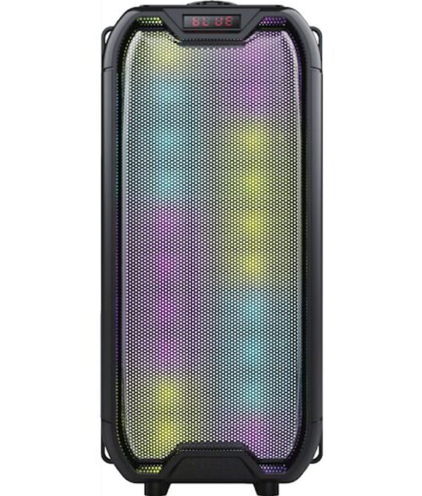 Boxa portabila de petrecere ZQS-4235, 160W PMPO, Bluetooth, 3000 mAh, microfon Karaoke, aux, micro SD, difuzor led