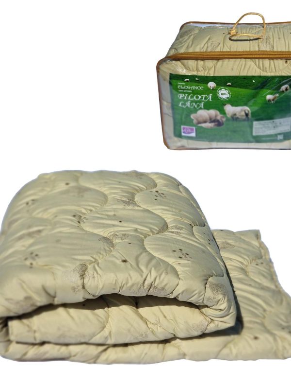 Pilota matlasata lana (KAKI) – 180cm x 210cm