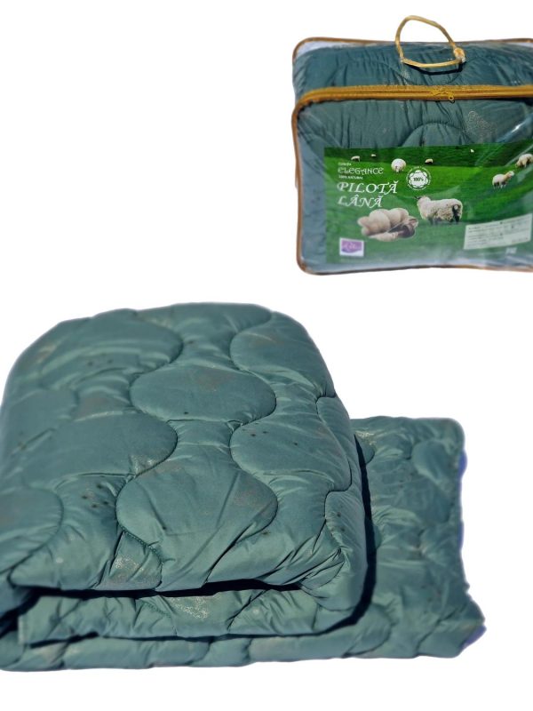 Pilota Matlasata Lana (VERDE) – 180cm x 210cm