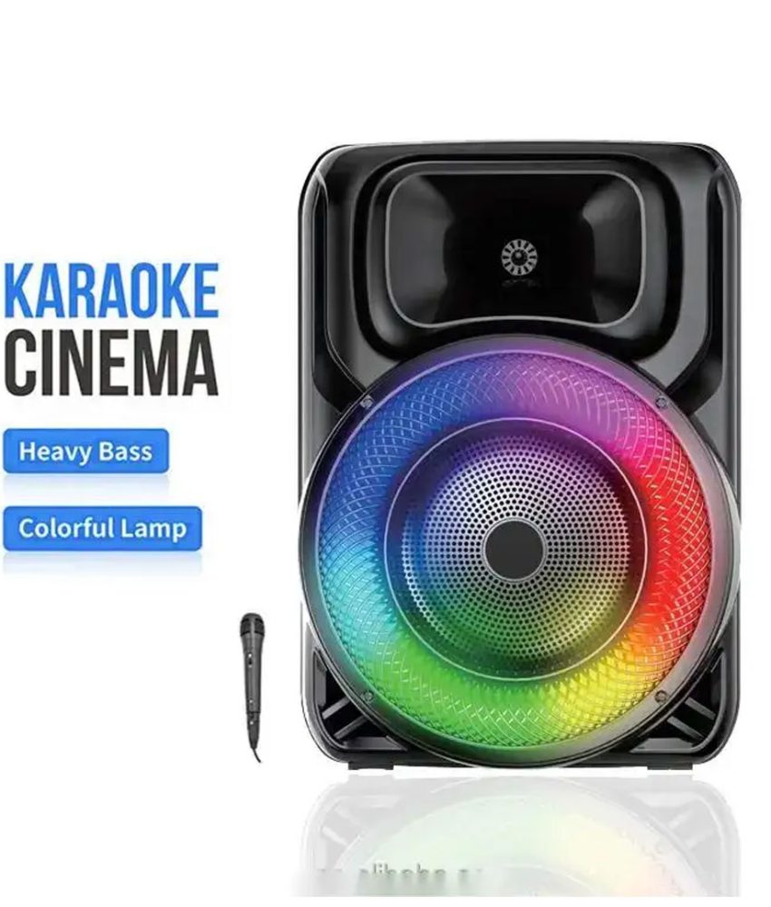 Boxa ZQS 8147, Microfon, Bt 8 Inch Karaoke Speaker Wireless, Baterie Lithium, Putere 100W
