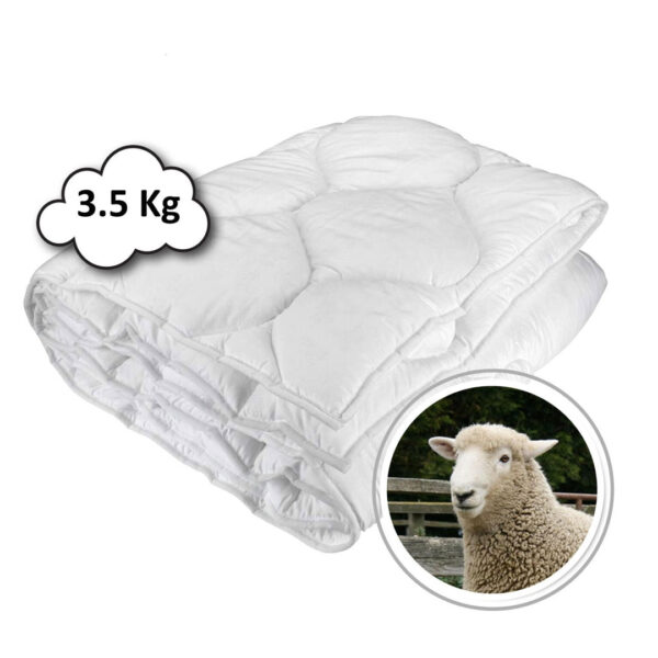 Pilotă lână Damasc 3.5 Kg, 180x210cm