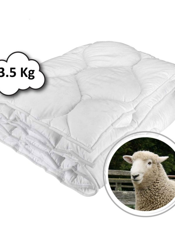 Pilotă lână Damasc 3.5 Kg, 180x210cm