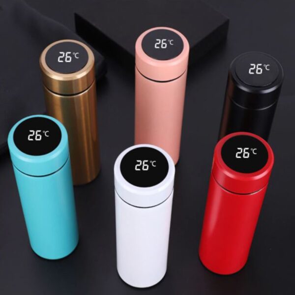 Termos Inox Cu Afisaj LCD, 0,5 Litri