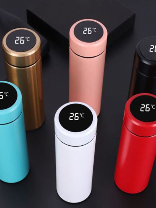 Termos Inox Cu Afisaj LCD, 0,5 Litri