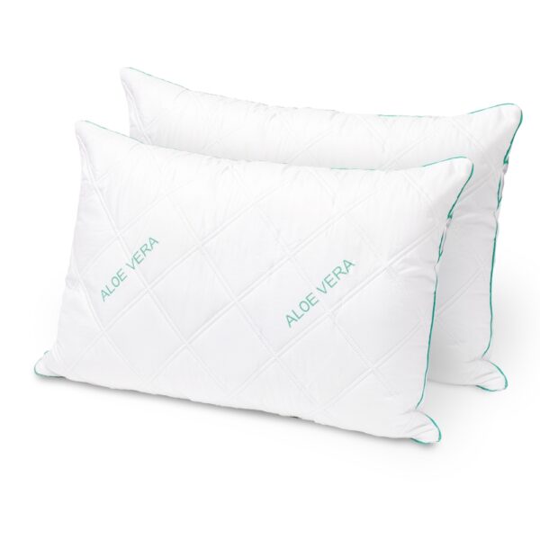 Set 2 Perne Matlasate Aloe Vera 50/70 cm