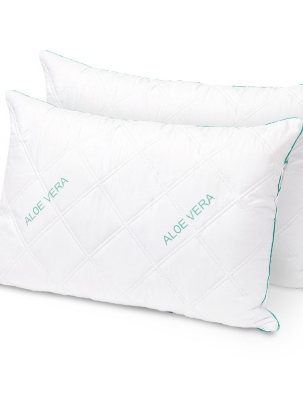 Set 2 Perne Matlasate Aloe Vera 50/70 cm