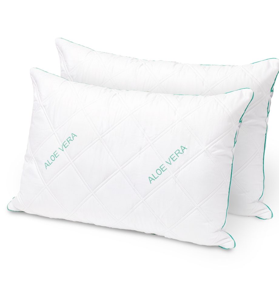 Set 2 Perne Matlasate Aloe Vera 50/70 cm