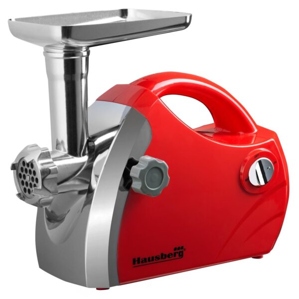 Masina de tocat carne Hausberg HB-3430, Inox , 1800 W, motor cupru,
