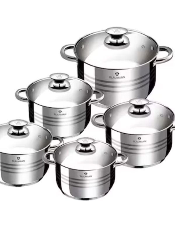 Set oale din Inox 10 piese BL-1424-10 Blaumann For Your Home, Flexi Line