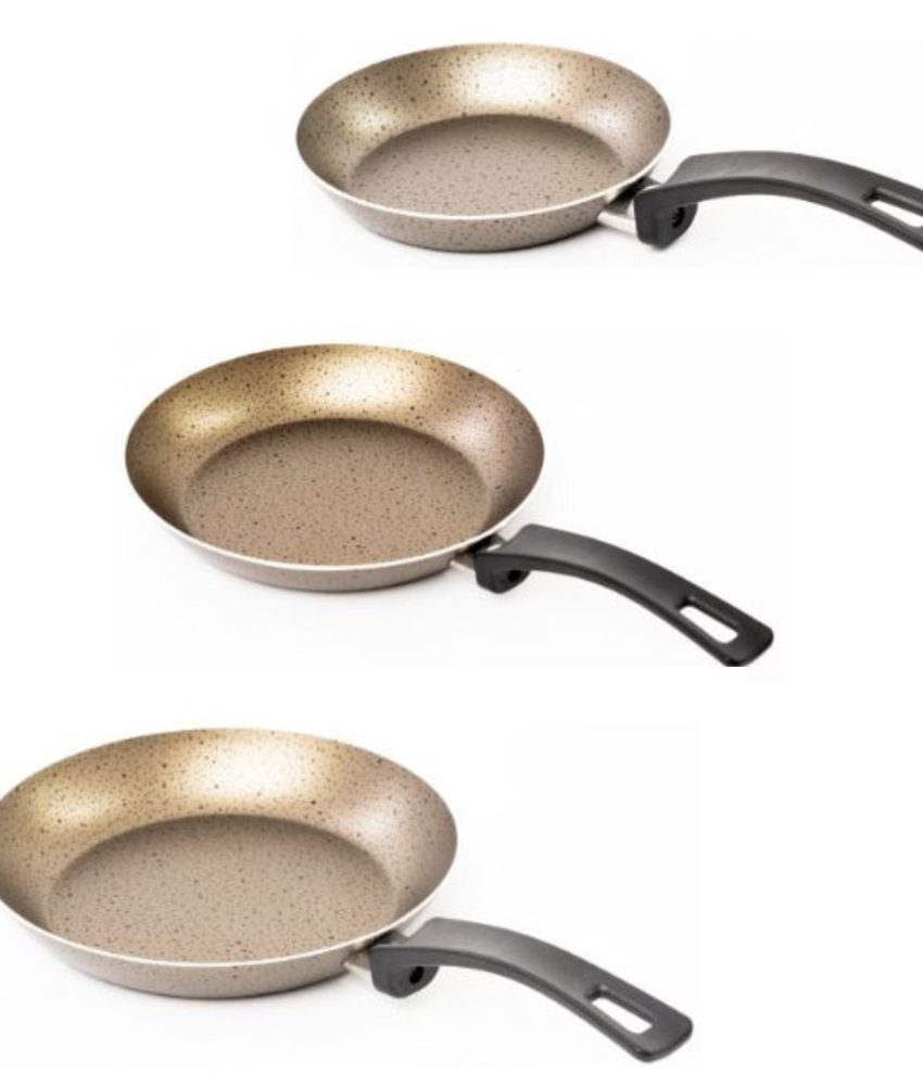 Set 3 Tigai Deluxe Din Aluminiu Teflonat Rosetta, 18, 22, 26cm + Aparat de rulat sarmale dolmer