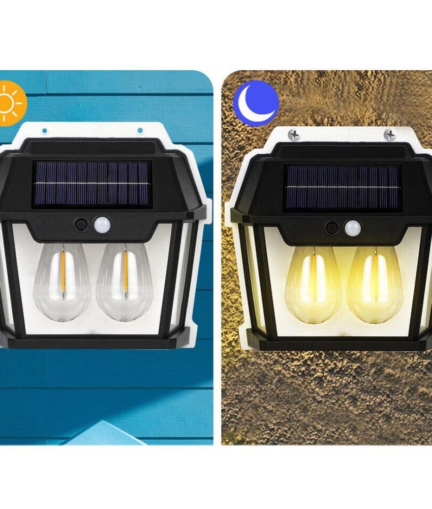 Lampă solară reîncărcabilă pentru exterior cu 2 leduriHW 999-2W