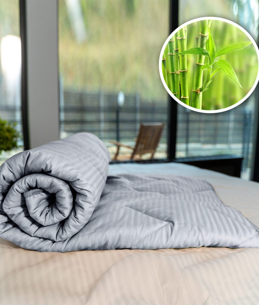 Pilota matlasata bambus 400 gr/m2 – De iarna – Gri