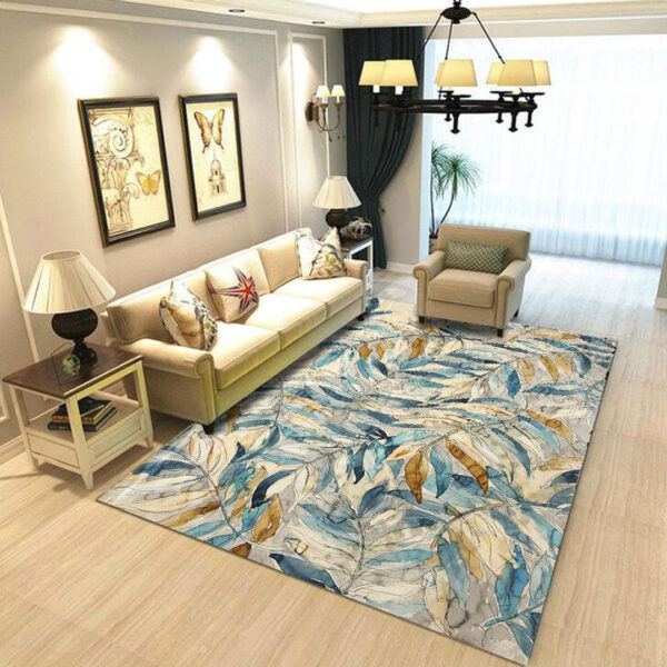 Covor Heinner cu print digital 3D 70×140 cm Leafs