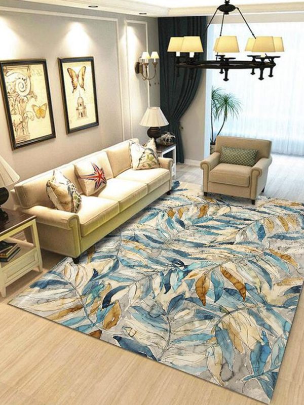 Covor Heinner cu print digital 3D 70×140 cm Leafs