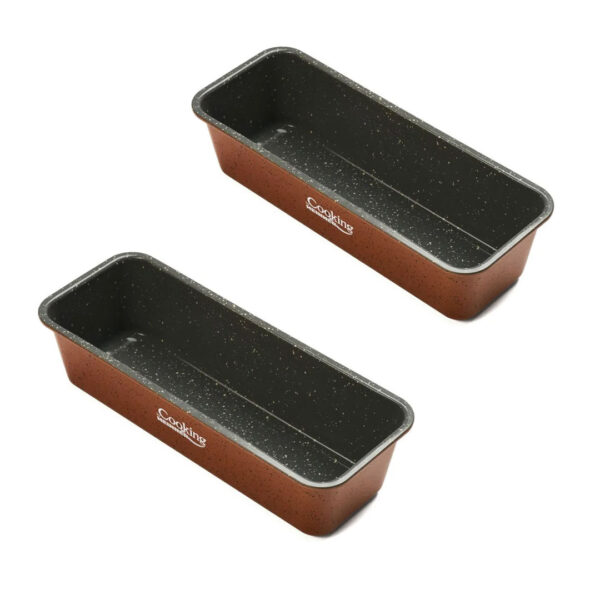 Set 2 Tavi de copt cu acoperire ceramica Heinner, otel carbon, 31 x 11 x 8 cm