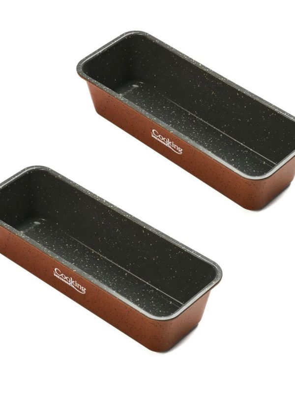 Set 2 Tavi de copt cu acoperire ceramica Heinner, otel carbon, 31 x 11 x 8 cm