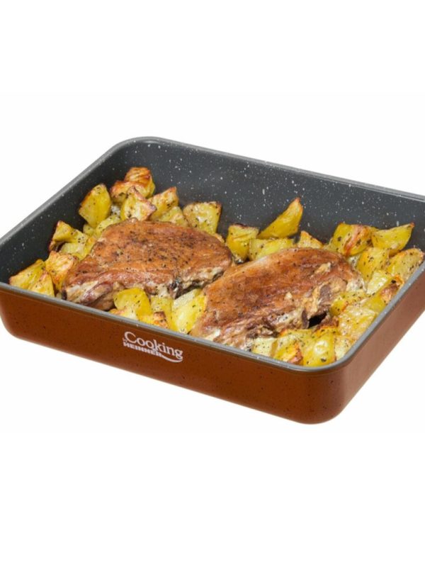 Tava pentru cuptor cu acoperire din ceramica Cooking by Heinner, 35x26x7 cm