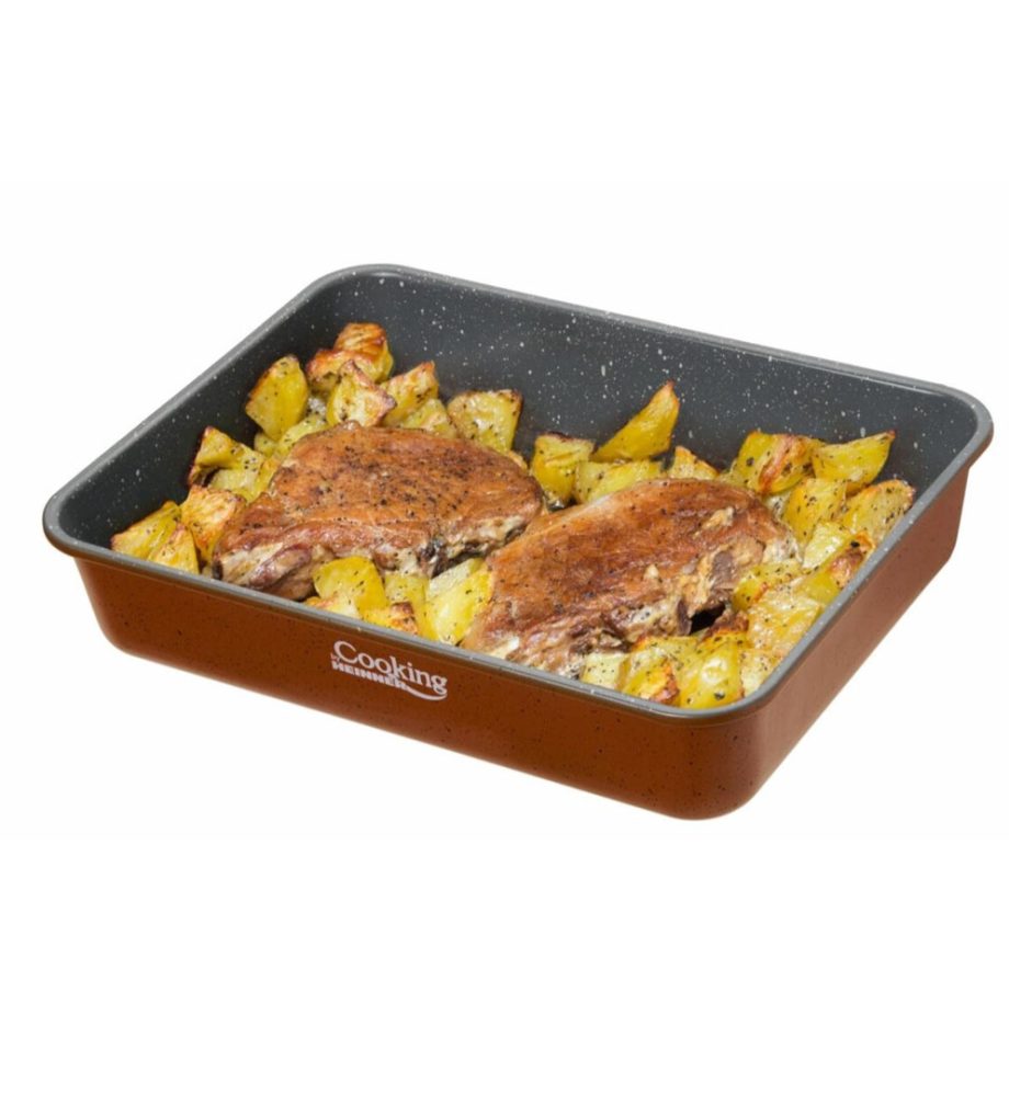 Tava pentru cuptor cu acoperire din ceramica Cooking by Heinner, 35x26x7 cm