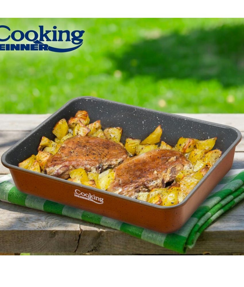 Tava pentru cuptor cu acoperire din ceramica Cooking by Heinner, 35x26x7 cm