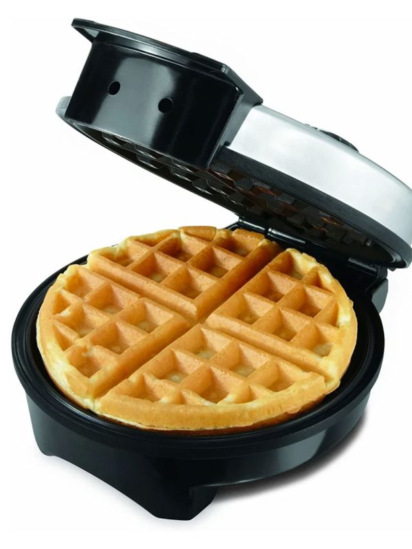 Aparat waffe Hausberg HB-3562, 1300 W, 4 compartimente, termostat, carcasa din Inox