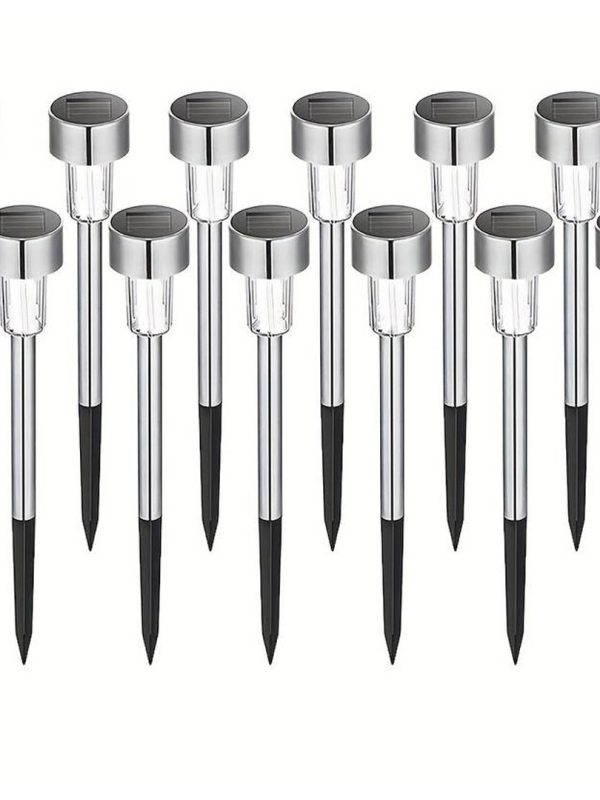 Set 12 lampi solare Led, IP 44, rezistente la apa