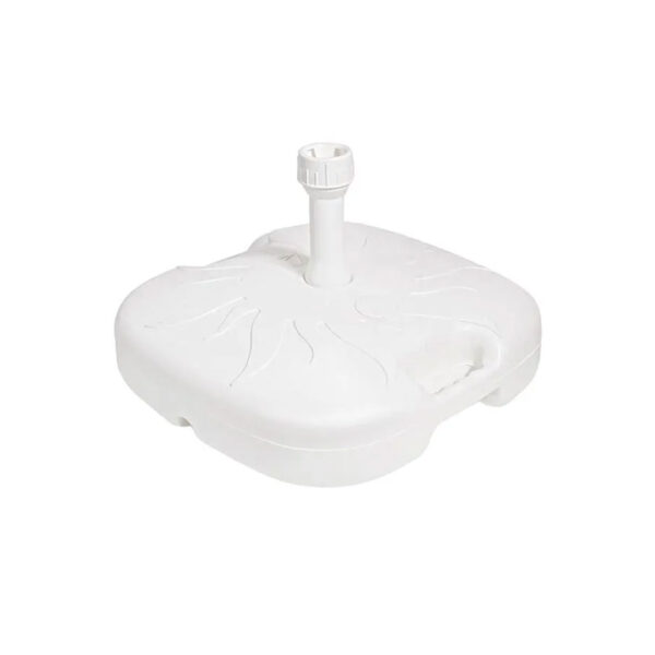 Suport umbrela, alb, pvc, 38x38cm