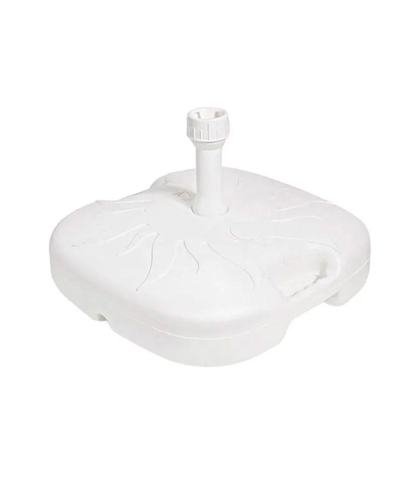 Suport umbrela, alb, pvc, 38x38cm