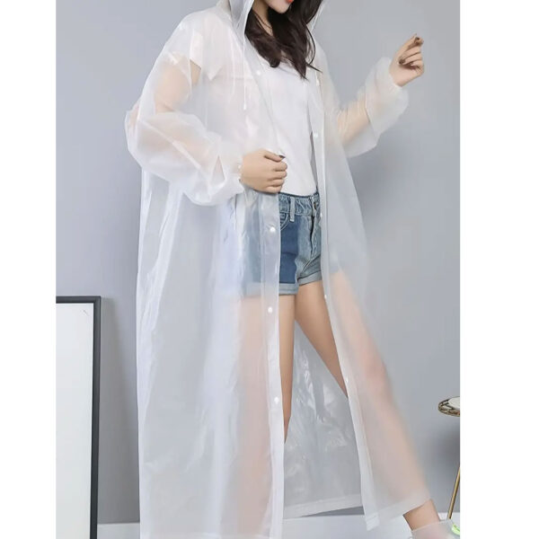 Pelerină De Ploaie Cu Glugă, Respirabilă, Cu Butoni, unisex, diferite culori