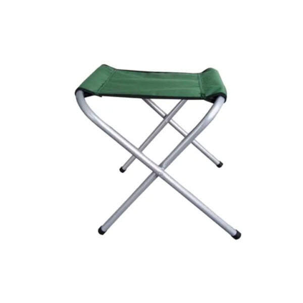 Scaun de gradina si camping, verde, metalic, pliabil, 36 x 39 x 30 cm
