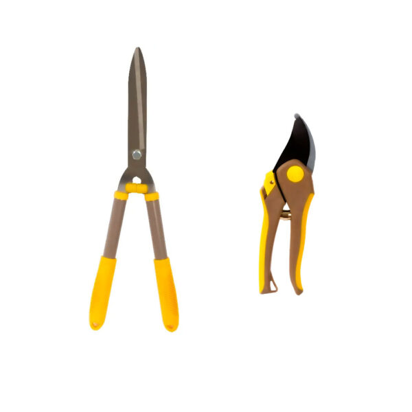 Set Foarfeca gradina pentru crengi, gard viu, 58 cm, carbon + Foarfeca gradina 20,5cm