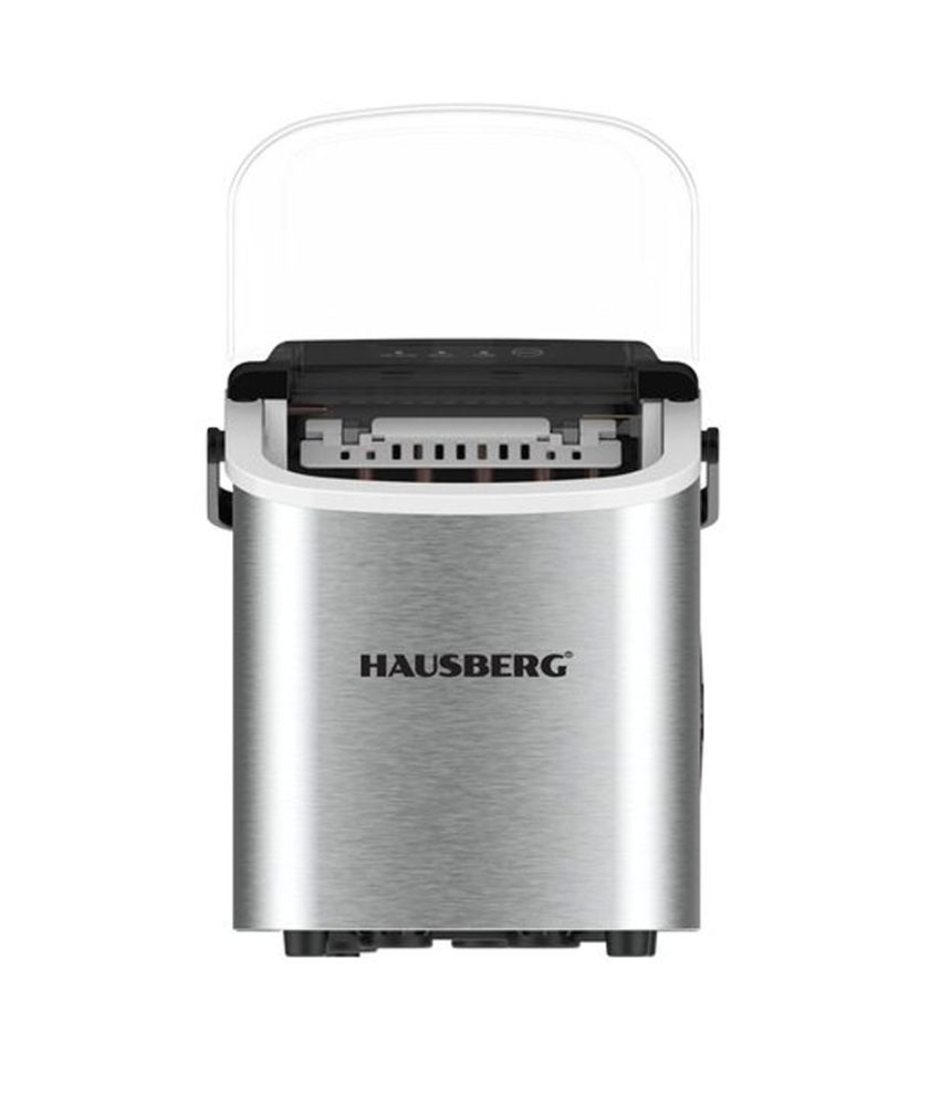 Masina de facut cuburi de gheata Hausberg HB-6019 capacitate 1.2 l, productie 12-15 kg / 24 ore, capacitate stocare 0.6 kg, 9 cuburi/6-9 min