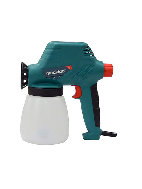 Pistol de vopsit electric, profesional, Meakida, 800 ml, 1 acumulator