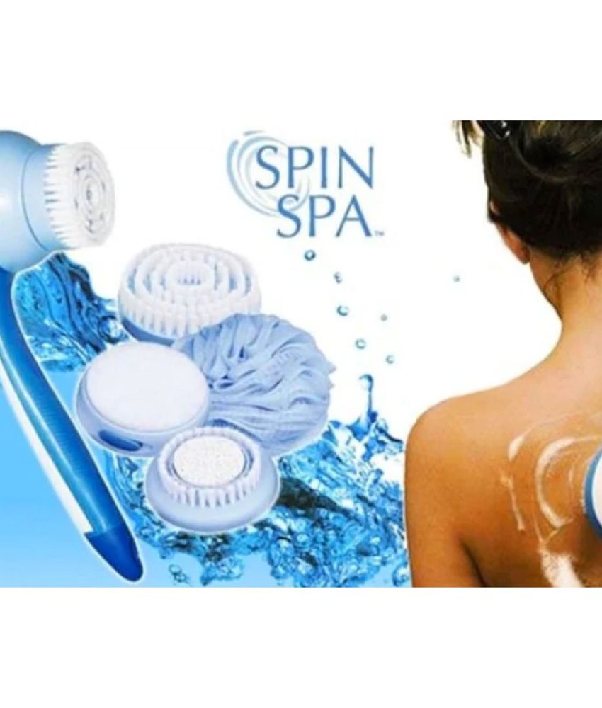 Perie de dus rotativa 5 accesorii, Spin Spa