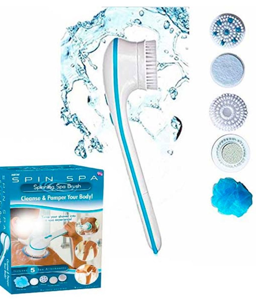 Perie de dus rotativa 5 accesorii, Spin Spa
