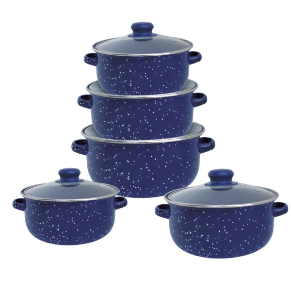 Set pentru gatit Vanora Home Zora, emailat, 10 piese