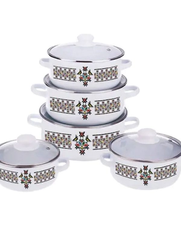 Set pentru gatit 10 piese, model traditional OTI