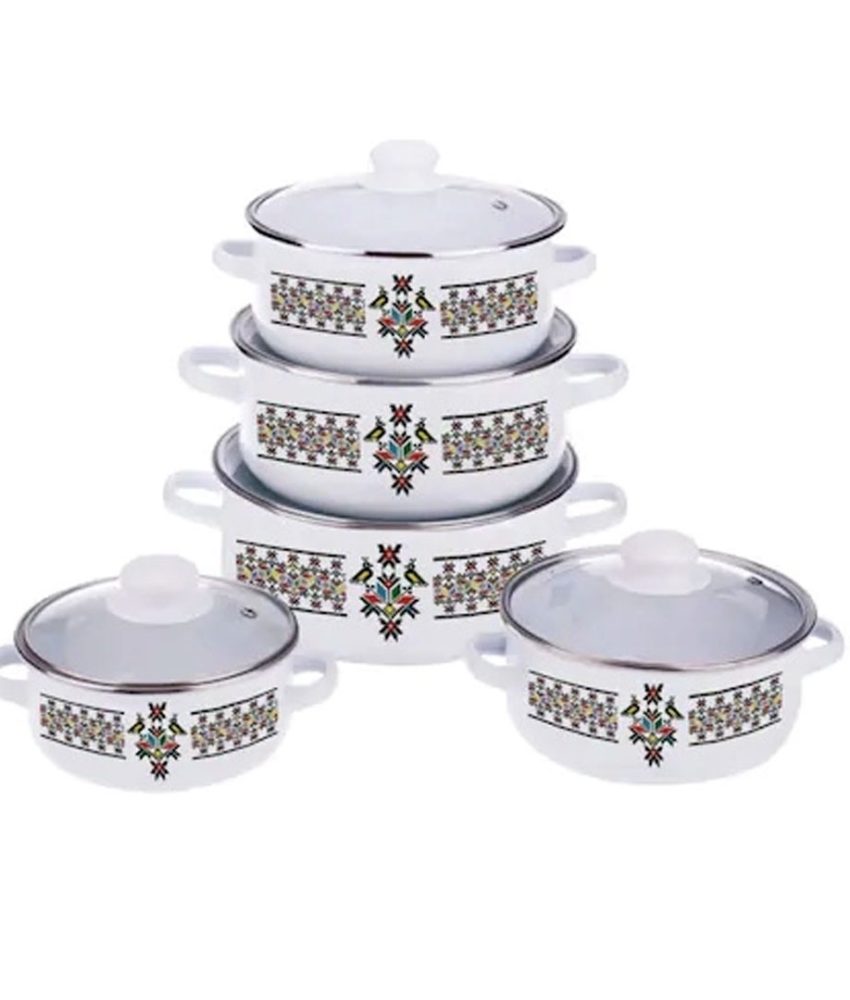 Set pentru gatit 10 piese, model traditional OTI