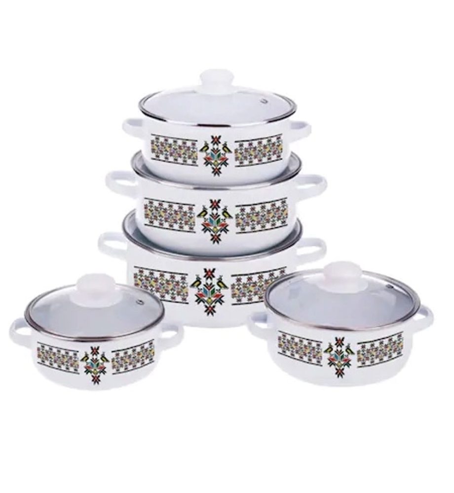 Set pentru gatit 10 piese, model traditional OTI