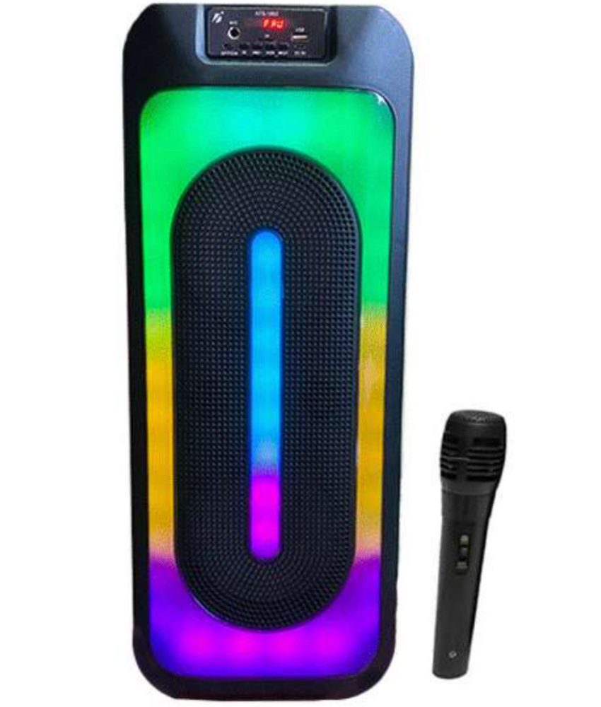 Boxa portabila, Bluetooth KBroad KTS-1853, 80dB, 200W muzicali, 100Hz-20KHz, Microfon Karaoke
