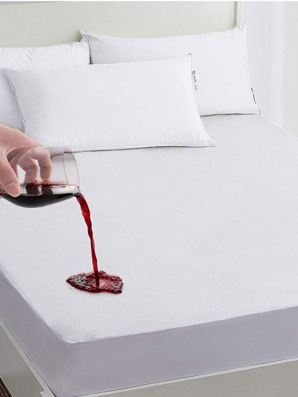 Protectie saltea husa frotir bumbac 100% impermeabila pentru saltea de 180x200x25cm